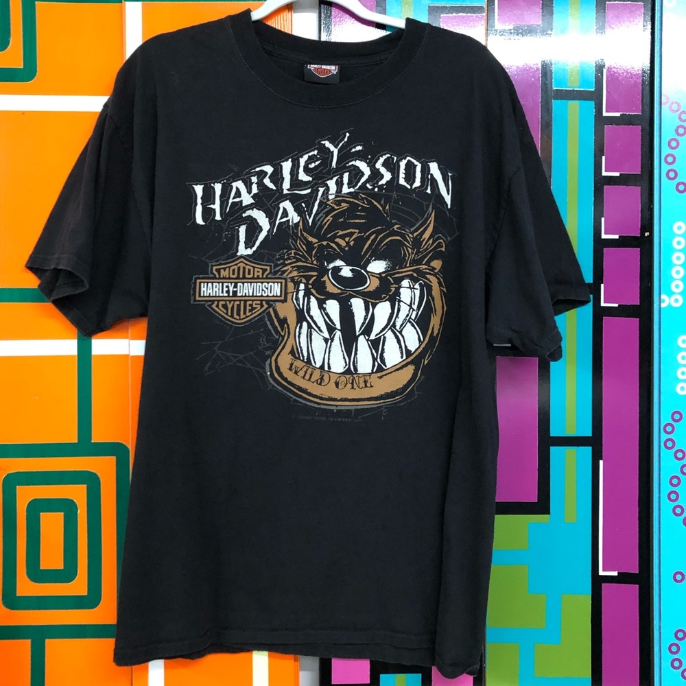 Looney Tunes Harley Davidson T Shirt
